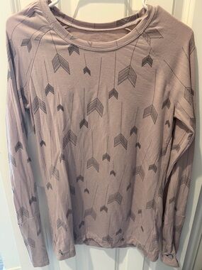 oiselle light mauve merino blend top Wazzie Wool